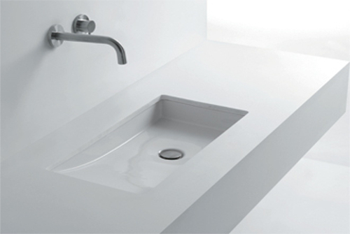 Compact design for small bathrooms.<br />Available in white 